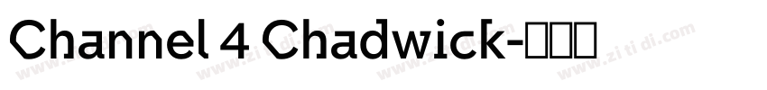 Channel 4 Chadwick字体转换